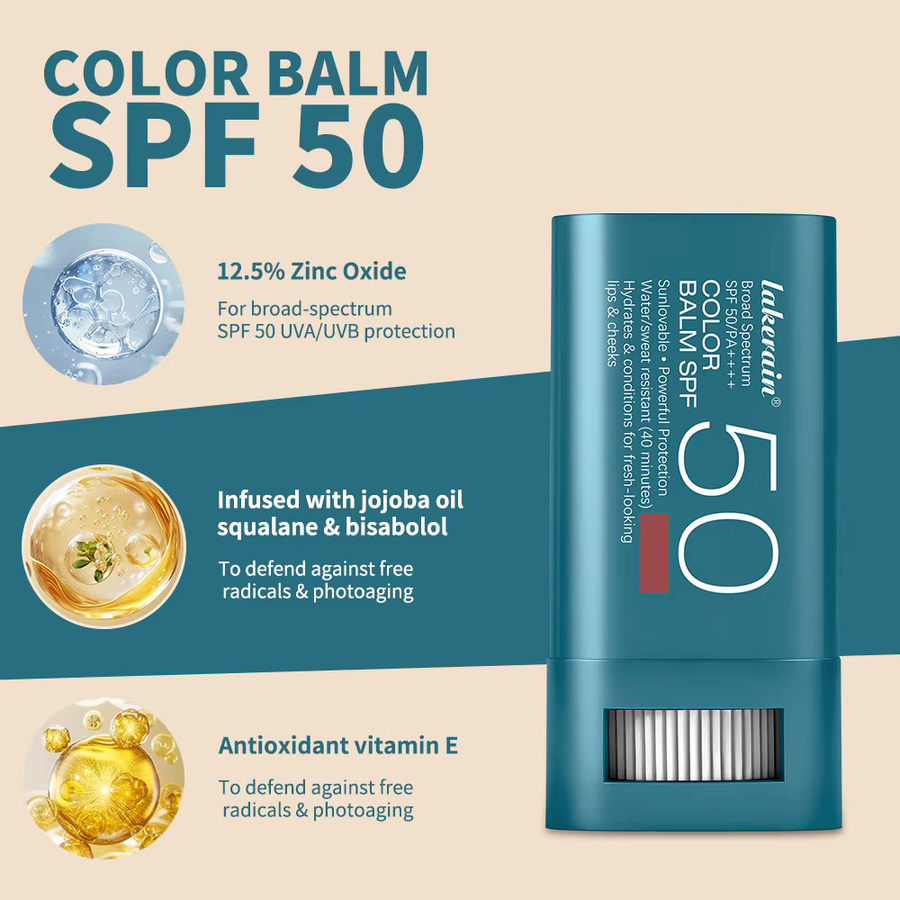 ibcccndc Balsam Lippen- und Wangentint, LSF 50, #02 Blush, Unisex - Bild 2