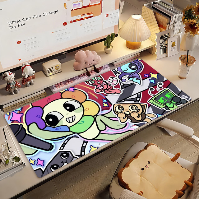 Potdemiel Game D-DandyS W-World-S Mauspad aus rutschfestem Leder in Multicolour als große Schreibtischunterlage für Gamer und Büro - Bild 1