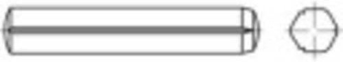 TOOLCRAFT 136308 Zylinderkerbstift aus Stahl, Durchmesser: 8 mm, Länge: 55 mm, 100 Stück - Bild 1
