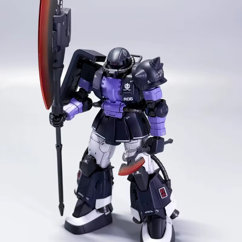 Bandai Black Sanrensei Zaku HG 1/144 Gto Mark Rabbit Mk-Ii, Montagemodellbausatz, Actionfiguren, Kunststoff - Bild 5