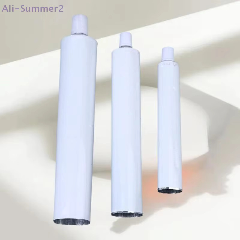 10 Stück leere Aluminium-Farbröhrchen in Silber zur Aufbewahrung von Acryl-, Aquarell-, Gouache- und Ölfarben mit 30 ml, 60 ml und 100 ml - Bild 2