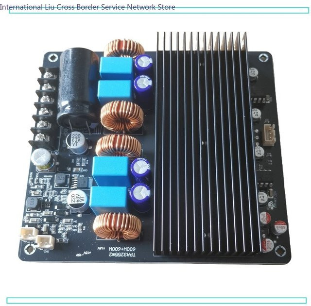 TPA3255 Dual-Core 2.0 Kanal Verstärkerplatine mit 600W x 2 in Schwarz oder Grau - Bild 1