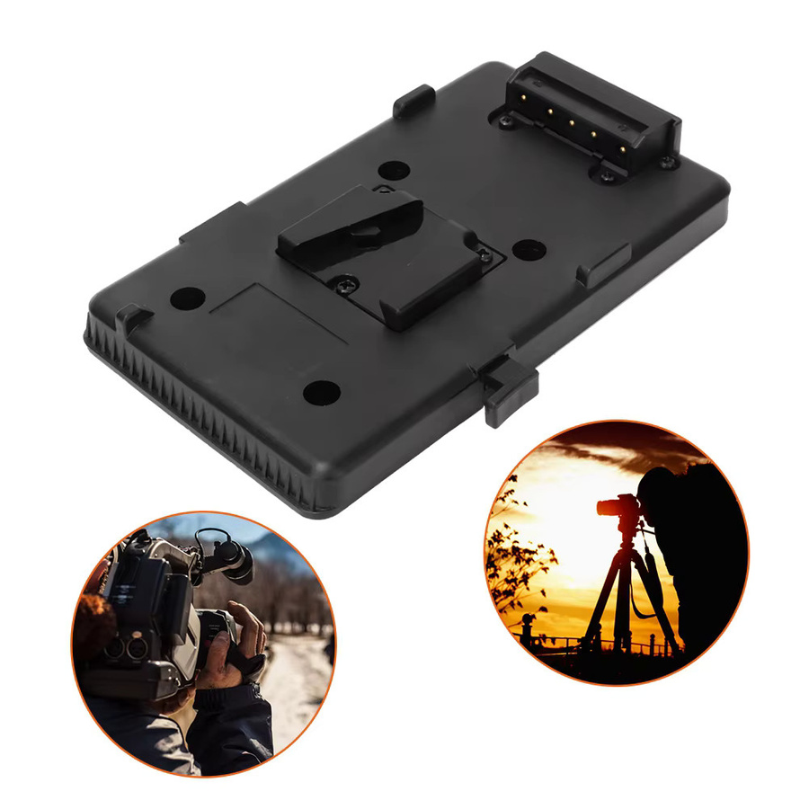 Sony V-Mount V-Lock Batterie Adapterplatte für DSLR Kameras und Videolichter in Schwarz - Bild 4