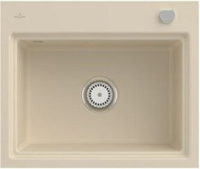 Villeroy & Boch Spüle Subway Style 60 S Flat bündig, Keramik, Farbe: Beige, rechts - Bild 1