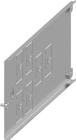 Siemens Unterteilung für Verteilung boards in Silber, 1 Stück - Bild 1