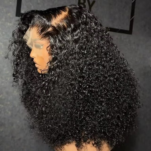 BVYWELL Deep Wave Lace Frontal Perücke, vietnamesisches Echthaar, Damen - Bild 1