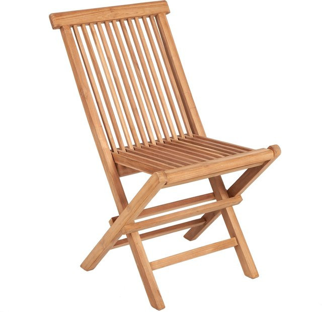 Gartenstuhl EMPIRE TEAK von riess-ambiente aus massivem Teakholz, klappbar und wetterfest, Farbe: Braun - Bild 1