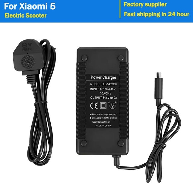 Xiaomi Ladegerät Adapter für Elektrische Roller 54,6 V 2A in Schwarz - Bild 1