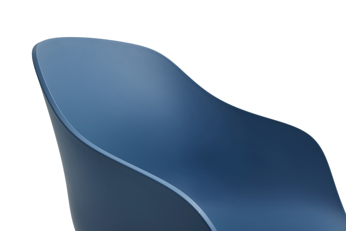 HAY About A Chair AAC 222 mit Armlehnen in Blau und Eiche matt - Bild 3