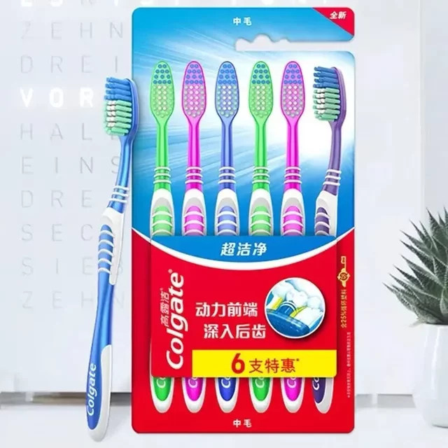Colgate Zahnbürstenset, 6er-Pack, Unisex - Bild 1