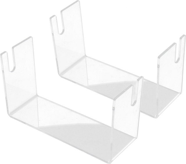 CosyHome Acryl Ausstellungsständer für Handventilatoren, transparent und wasserbeständig, Display Halter Gestell in Weiß - Bild 1