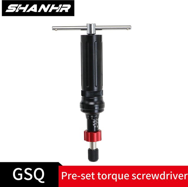 SHANHR Präzisions-Drehmomentschraubendreher-Set in Schwarz mit 1/4 Zoll Bit-Halter und 20 Bits für DIY-Fahrradwartung und mechanische Arbeiten - Bild 1