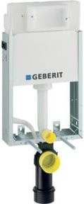 Geberit Wand-WC-Element Kombifix Basic BH 108 cm mit Delta UP-Spülkasten 12 cm in Weiß - Bild 1