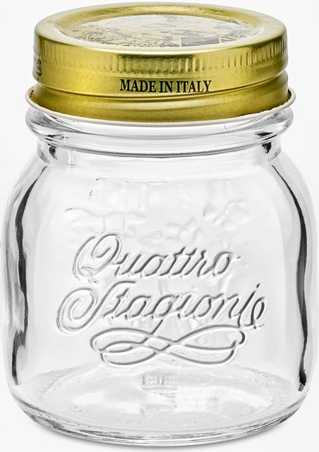 Bormioli Rocco Vorratsglas Quattro Stagioni, 12er Pack, transparent, 150 ml, Durchmesser: 5,2 cm, Höhe: 8,3 cm - Bild 1