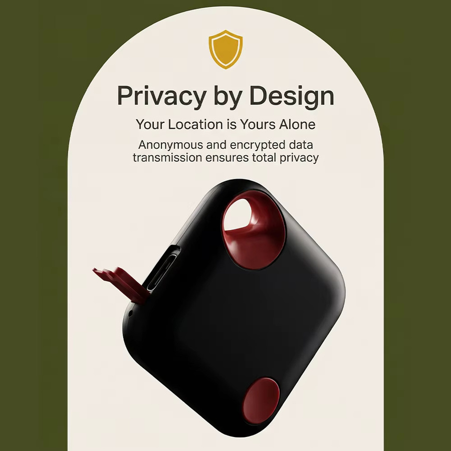 RSH Smart-Tracker Schwarz Wiederaufladbarer Schlüssel- und Geldbörsenfinder kompatibel mit Find My für iOS und Android - Bild 6
