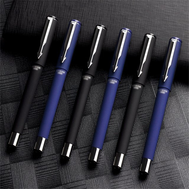 WQN Rollerball Neutralstift mit 0,7 mm Spitze in Schwarz und Blau - Bild 1