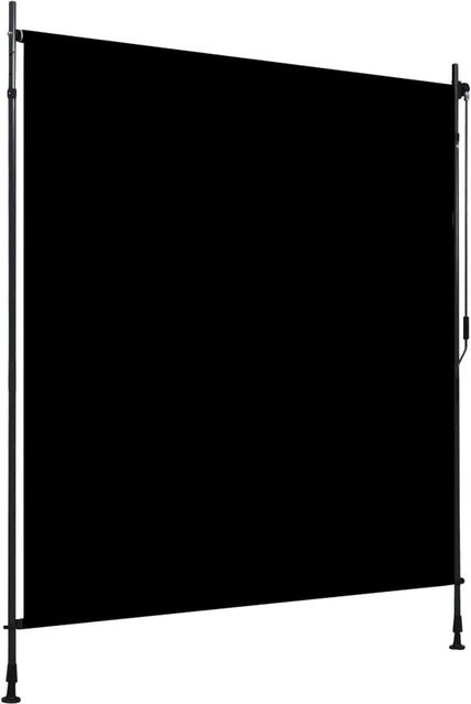 vidaXL Außenrollo Anthrazit mit Kurbel, B/H: 200 x 270 cm - Bild 1