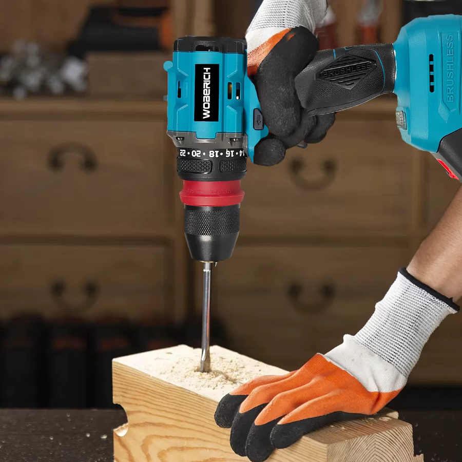 2 in 1 Akku-Bohrmaschine und Akkuschrauber von Makita mit 10 mm Spannfutter, bürstenlos, blau, kompatibel mit Makita LXT 18 V Akkus - Bild 2