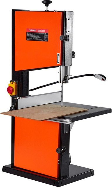 Buying Solutions, MB Tischbandsäge in Orange mit 373W Motor, 254 mm Sägeblatt, 160 mm max. Schnitthöhe und Gusseisentisch mit 335 x 340 mm sowie 360° Arbeitsleuchte - Bild 1