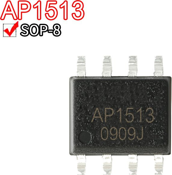 5 Stück Si Tai&SH Patch Power Chips SOP-8 in Schwarz (AP1510, AP1513, AP1534, AP1520, AP1538, AP1533, AP1530, AP5056) - Bild 1