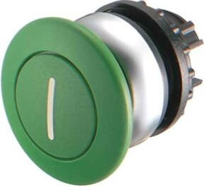 Eaton Pilzdrucktaste M22-DP-G-X1 in Grün mit Beschriftung und IP66 Schutzart - Bild 1