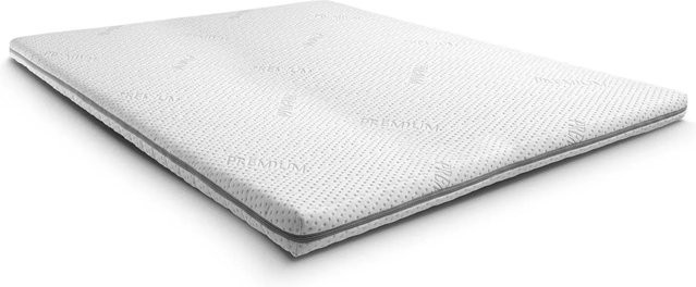Supportho TOPPER Premium Kaltschaum Topper in Weiß mit abnehmbarem Mikrofaserbezug, B/T: 160 x 200 cm - Bild 1
