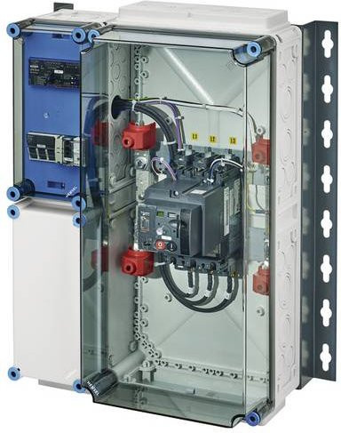 Hensel PV-Freischaltstelle 100kVA, 3-polig mit Leitungsschutzschalter und Netzwächter, weiß - Bild 1