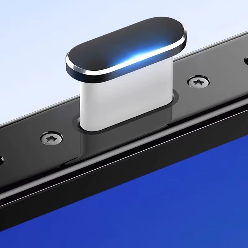 2 Stück 17PM Metall-Staubschutzkappen für USB-C-Ladeanschlüsse in Schwarz, universell passend für iPhone 17, 16 und 15 Pro - Bild 6