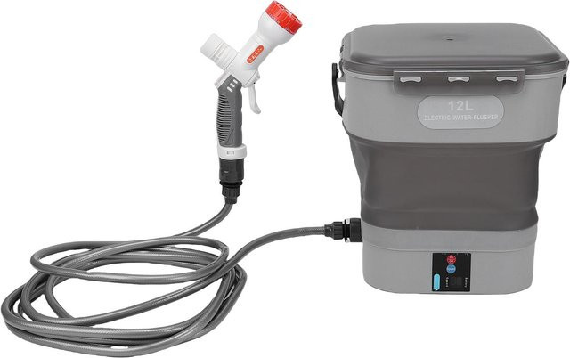 Binchi Outdoor Product Elektrischer Sprüher Wiederaufladbar mit 12 l Faltbarem Wassertank in Lichtgrau - Bild 1