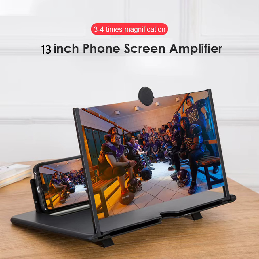 VODOOL 10 Zoll 3D-Handy-Bildschirmvergrößerer Display-Vergrößerungsglas in Schwarz - Bild 2
