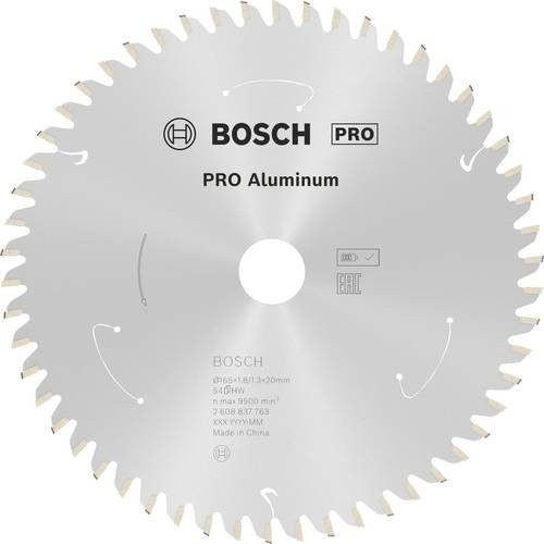 Bosch Kreissägeblatt Standard für Aluminium für Akkusägen, 54 Zähne, Durchmesser: 165 mm, Bohrung: 20 mm - Bild 1