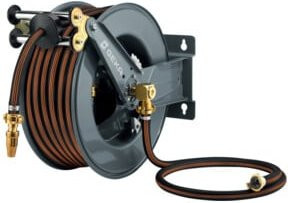 GEKA Schlauchaufroller plus in Grau mit 25m EPDM-Schlauch und EURO TRIX 3/4 Anschluss - Bild 1
