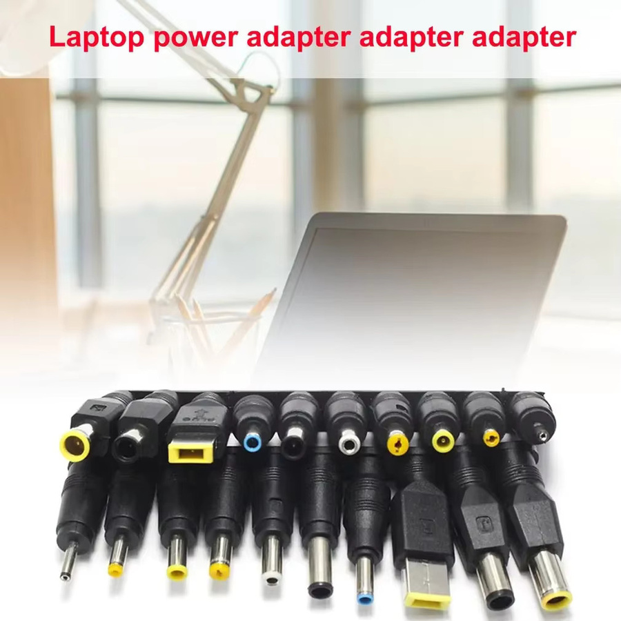 YTDMEN Universal DC Netzteil Stecker Set in Schwarz mit 8 bis 34 verschiedenen Adaptern für Notebook und Laptop Ladegeräte, 5,5 mm x 2,1 mm - Bild 5