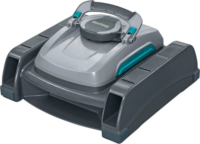 Bestway AquaTronix Pro G300 Autonomer 2-in-1 Poolroboter mit Oberflächenskimmer in Grau mit wiederaufladbarem Akku - Bild 1