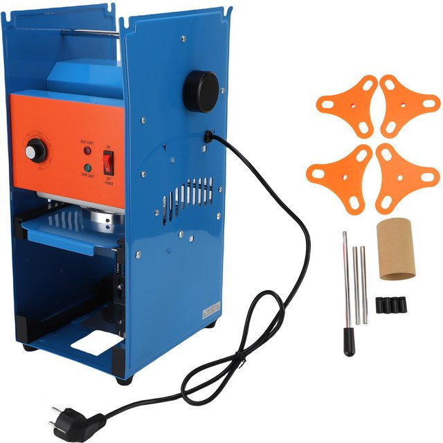 GoolRC Elektrische Becherversiegelungsmaschine in Blau und Metall für 75mm, 90mm und 95mm Durchmesser - Bild 1