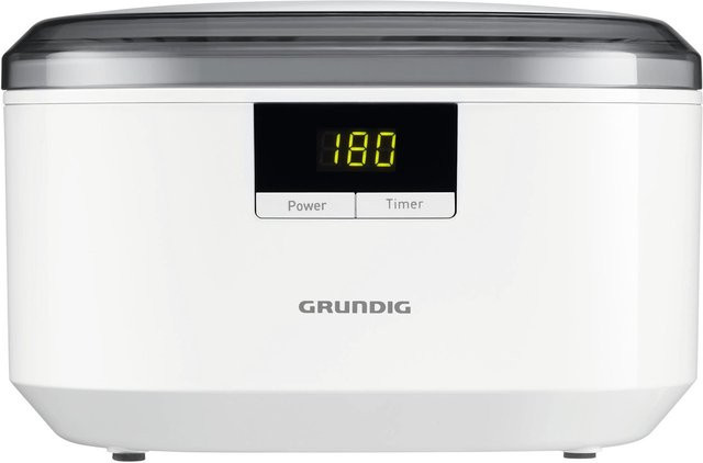 Grundig UC6620 Ultraschallreiniger mit 50W Leistung, 600ml Fassungsvermögen und Digital-Timer in Blau/Weiß - Bild 1