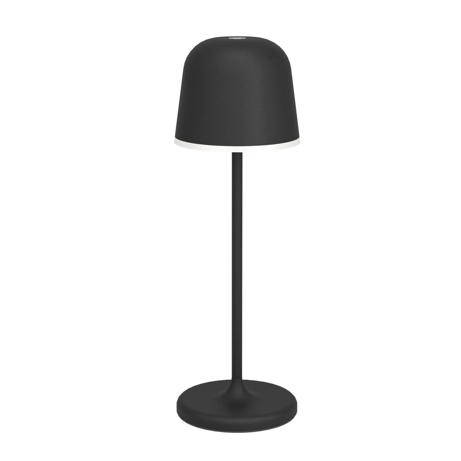 Eglo LED-Tischleuchte Mannera Schwarz dimmbar mit Touch-Funktion und Akku Höhe: 34 cm, Breite: 11 cm - Bild 2
