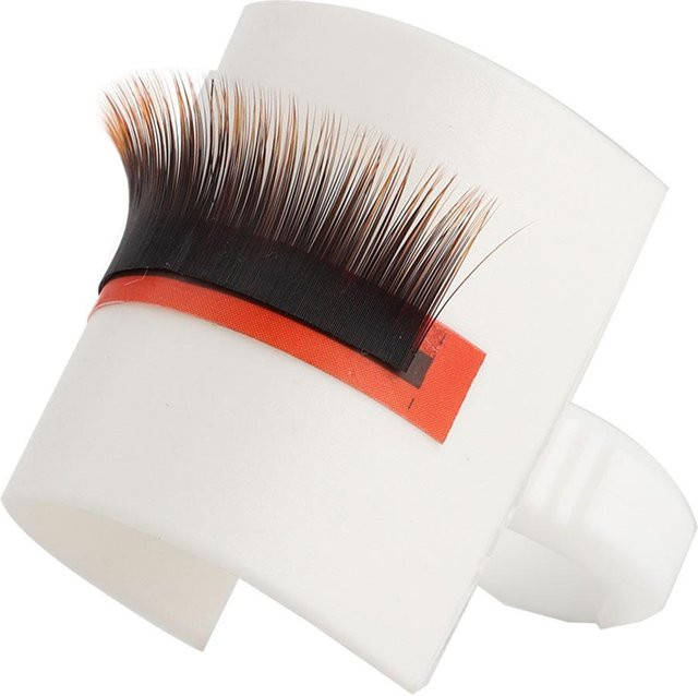 DIYelecs Wimpernverlängerungs-Kleberring-Becher, U-förmige Palette, Black - Bild 1