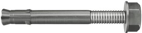 Fischer Nagelanker FNA II aus Edelstahl in Silber, 50 Stück, Durchmesser: 6 mm, Länge: 50 mm - Bild 1