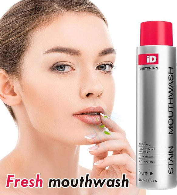 Hismile ID Whitening Stain Mundwasser, 237 ml, Unisex - Bild 1