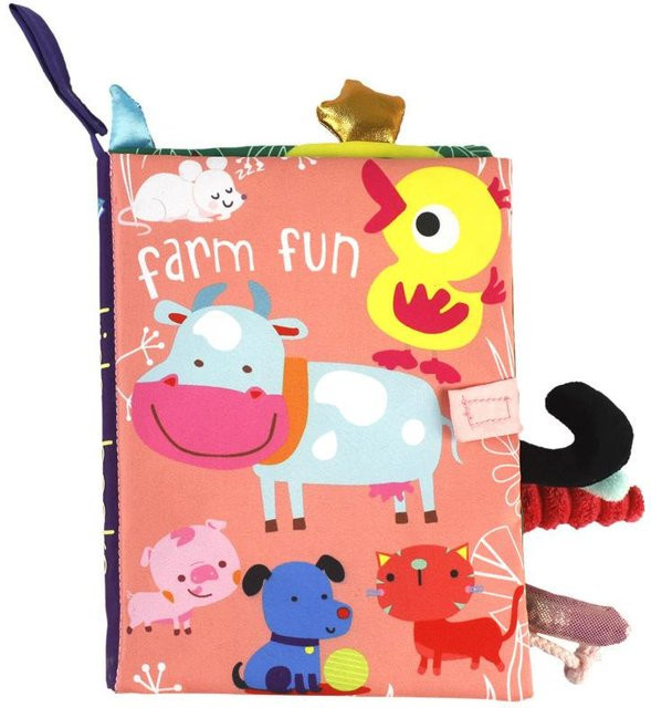 Fashnics Stoffbuch, Lernspielzeug, Rosa, ab 0 Jahre - Bild 1