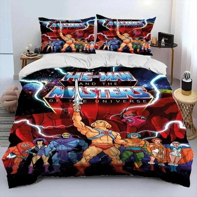 He Man The Masters Of The Universe Bettwäsche-Set aus Mikrofaser, Mehrfarbig, B/H: 135 x 200 cm - Bild 1