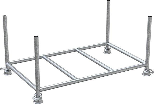 Schake Stapelpalette Feuerverzinkt Silber B/T/H: 150 x 87 x 60 cm - Bild 1