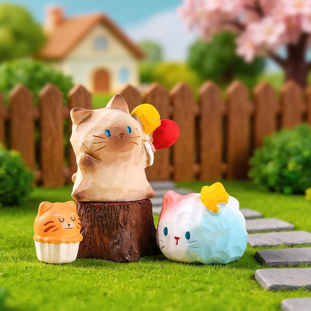 Bandai Cartoon-Katzen-Actionfiguren, 6-teiliges Set - Bild 1