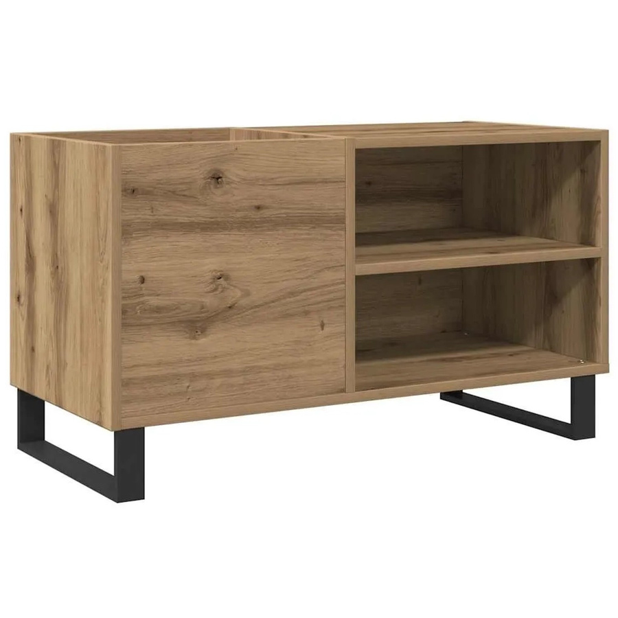 vidaXL Plattenschrank Artisan-Eiche in Braun, B/T/H: 84,5 x 38 x 48 cm - Bild 2
