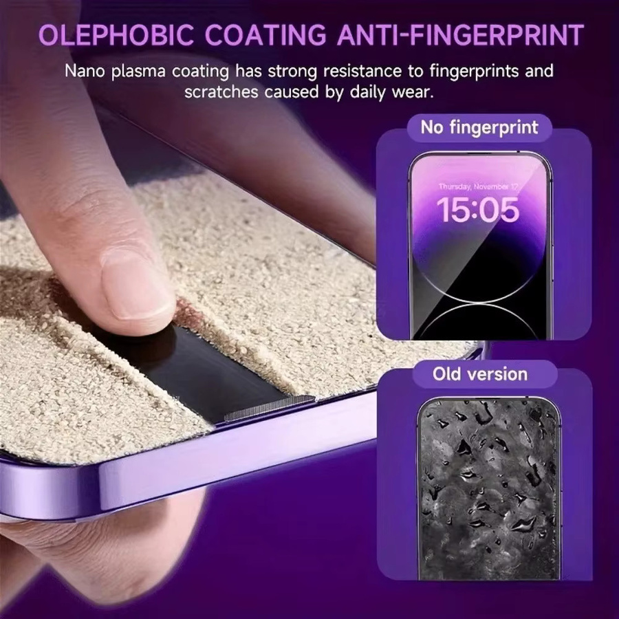 DIXSG 6-in-1 Full Cove HD Displayschutzfolie und Kameralinsen-Glas für iPhone 17 16 15 14 13 12 11 Pro Max Air 16e Plus, transparent - Bild 2