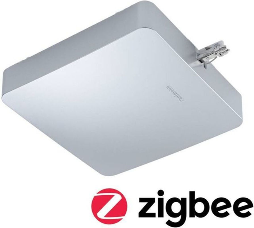 Paulmann URail ZigBee Mitteleinspeisung für Hochvolt-Schienensysteme, Chrom Matt - Bild 2