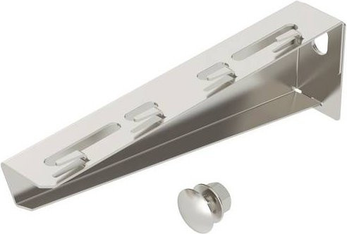 OBO Bettermann Wand- und Stielausleger Befestigungs-Set, Farbe: Silber, 30 Stück - Bild 1