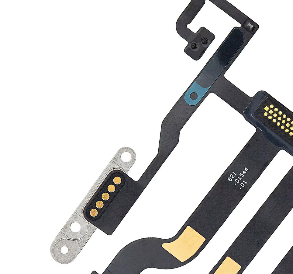 Apple Watch Flexkabel für LCD-Touchscreen-Display und Motherboard Anschluss, kompatibel mit Series 8 7 6 5 4 SE (GPS Modelle), Schwarz - Bild 3