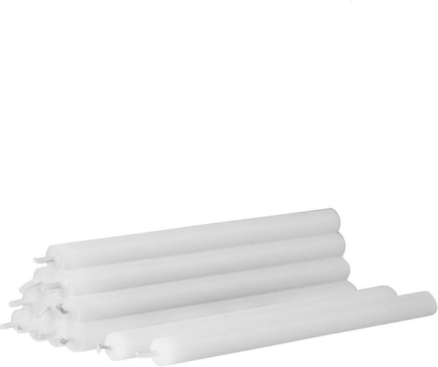 STOFF Candle Box Kegelkerzen Set aus Paraffinwachs in Weiß - Bild 1